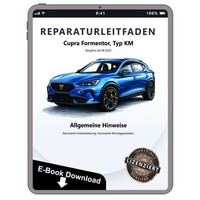 Cupra Formentor Km (20>) Allgemeine Hinweise Karosserie Reparaturanleitung Ebook