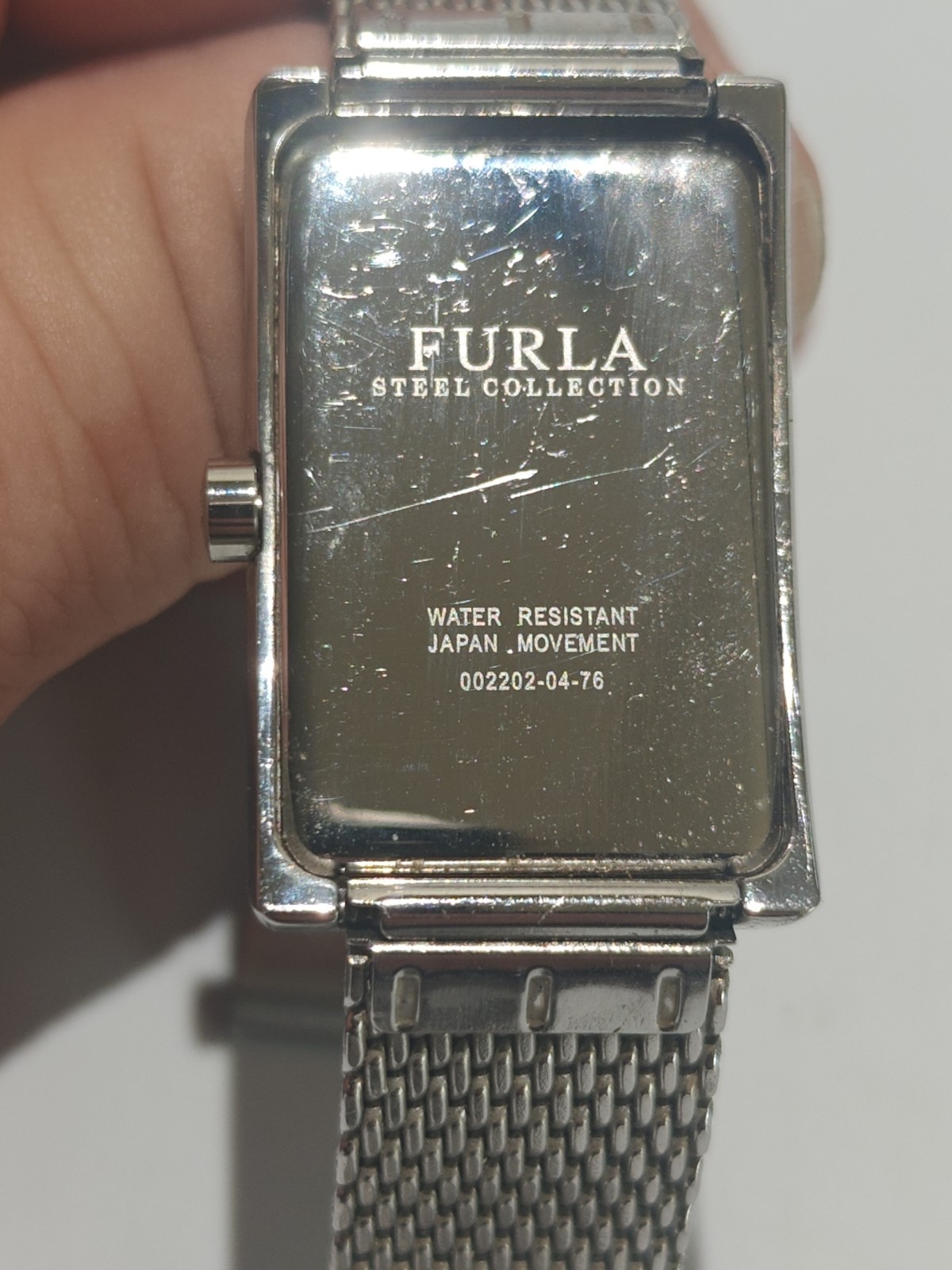 Furla Women's Silver Rectangular Analog Watch w/ … - image 10