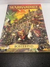 Warhammer Fantasy Roster Pad Games Workshop 1996 GW 102654 Oldhammer 21 Sheets