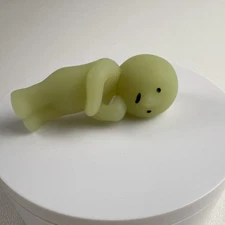 Smiski Glow In The Dark  2018 Laying Down Figure 2.75"