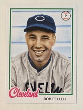 BOB FELLER 2022 Topps Archives #135 Indians HOF All-Star 1978 Topps Design