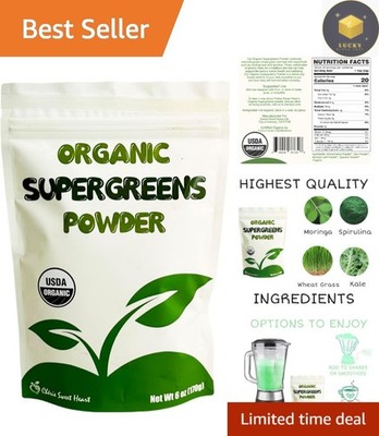 Cherie Sweet Heart Supergreens Powder - Non-GMO Green Superfood for Health Boost