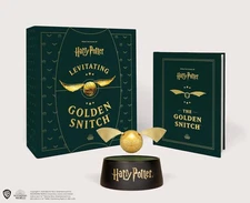 Harry Potter Levitating Golden Snitch Hardcover New