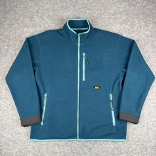 REI Co-Op Trailsmith Jacket  Polartec Full Zip Fleece 194611 Blue Mens Medium M