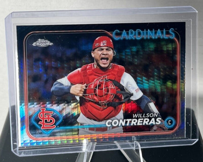 2024 Topps Chrome Willson Contreras Prism Foil St. Louis Cardinals #234