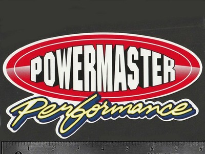 POWERMASTER Performance - Starters & Alternators - Orig. Racing Decal/Sticker B