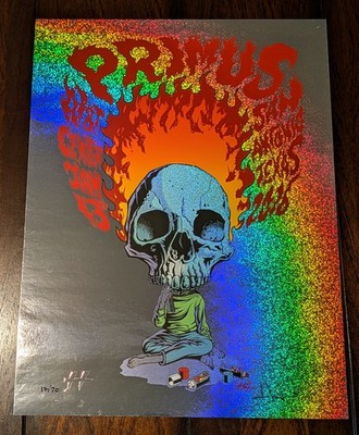Primus San Antonio 2015 Justin Hampton Art Print Poster Sparkle Foil Signd 17/30