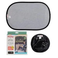 Pop-Open Car Sun Shades - 2 Piece Set - Static Cling Window Shades for Baby in C