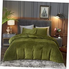 Velvet Flannel Duvet Cover Size Olive Green Duvet Cover King Emerald Green
