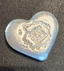 1oz .999 Handpoured Silver Heart Tobias OHANA Metals