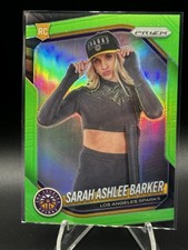 2025 Prizm WNBA Sarah Ashlee Barker Lime Green /225 RC Sparks Variation SP 🔥