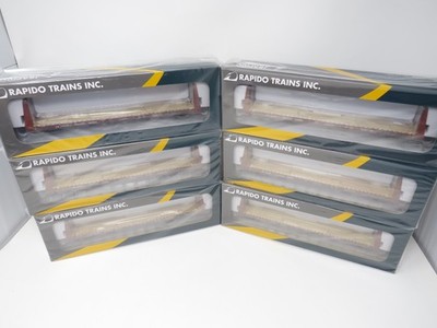 Rapido Trains HO 147003 Canadian National CN NSC Bulkhead Flatcar Set Freight