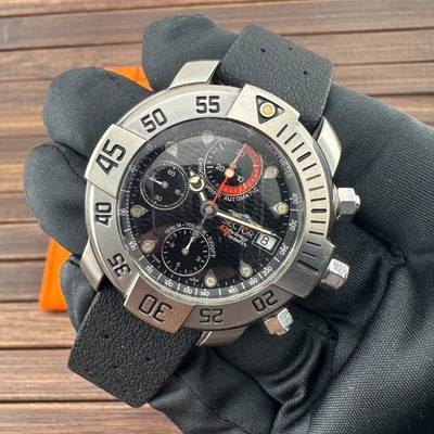 Men's Sector Golden Eagle No Limits Titanium Watch 42Mm Chrono 7750 1000M