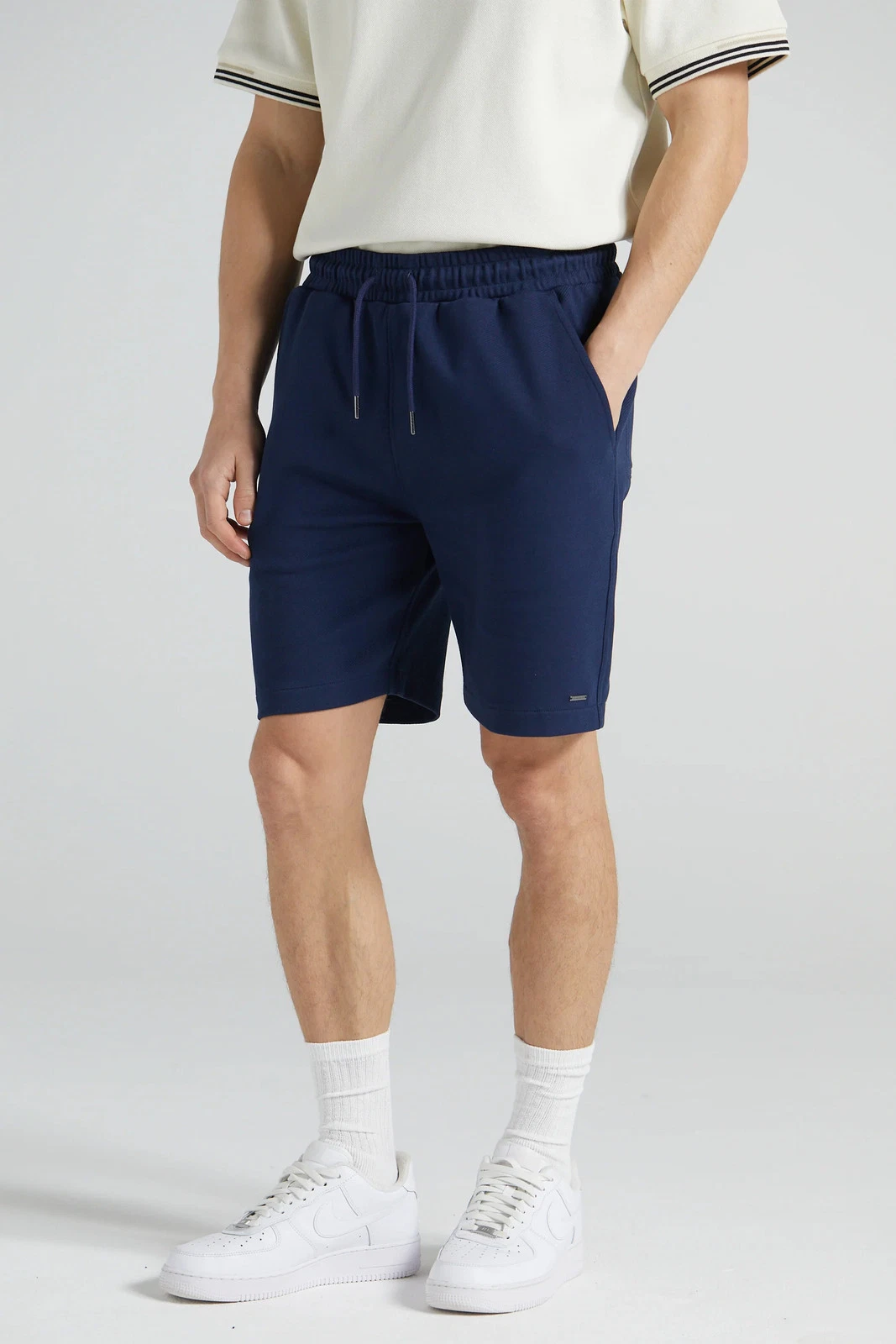 Smart Travel Shorts – Midnight Blue | Men’s Cotton Twill Casual & Travel Shorts