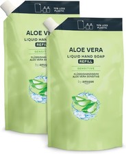 Aloe Vera Hand Soap Refill 2 x 1000ml Moisturising Gentle Wash 4.13 per litre