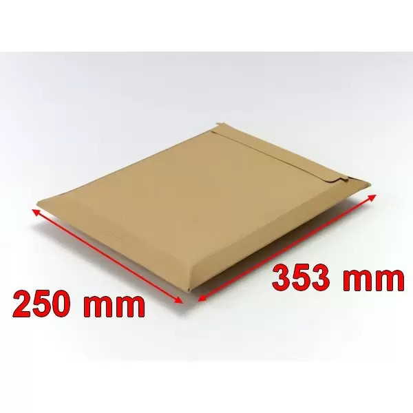 Enveloppes cartons BBX4 250 x 353mm en kraft lourd rigide haute protection