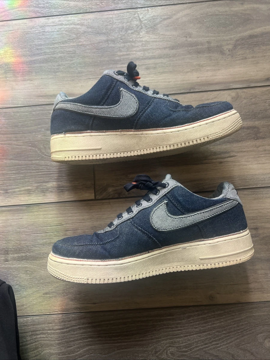 Nike 3x1 x Air Force 1 Premium Low Raw Indigo for Sale