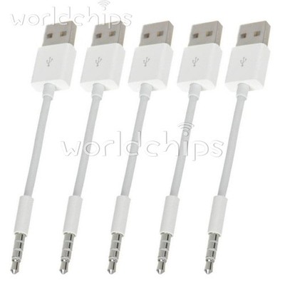 5PCS USB Charger Data Sync Cable Lead For Apple iPod Shuffle 1st 2nd Generation