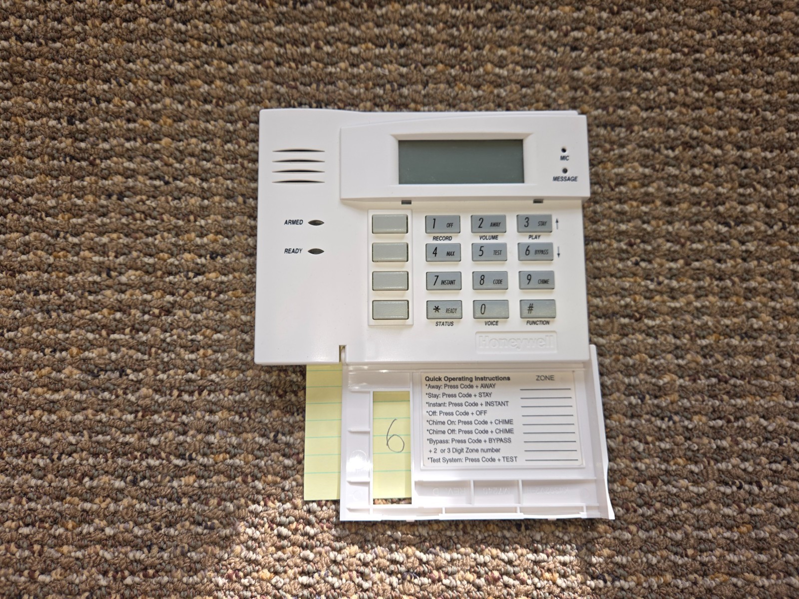 Honeywell Ademco 6150V Fixed English Security Keypad With Voice (6)