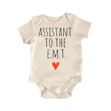 Emt Paramedic Emergency Newborn Baby Onesie  Bodysuit