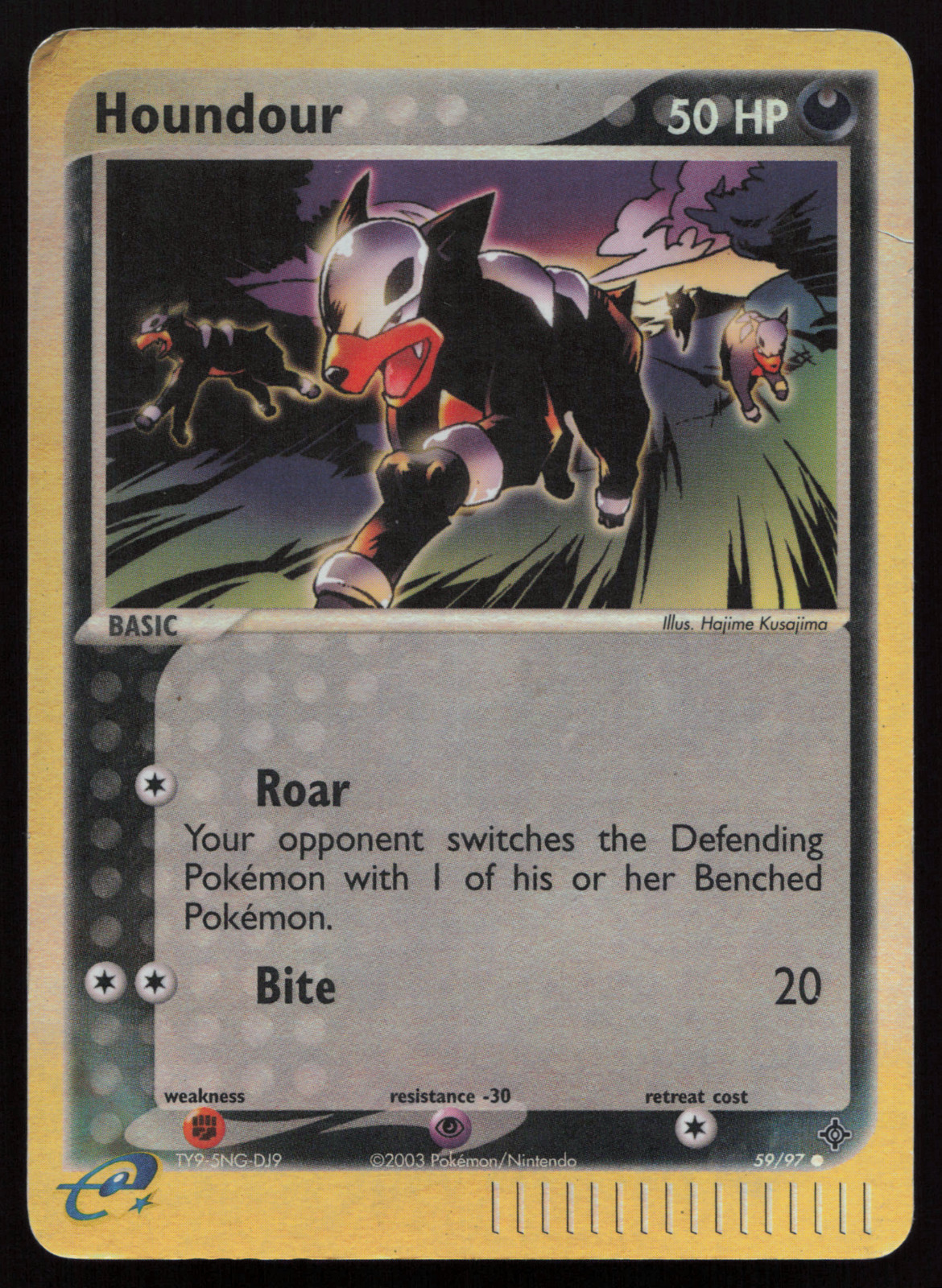PL Houndour 59/97 Dragon Reverse Holo