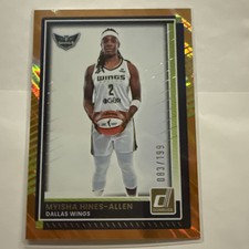 2025 Donruss WNBA #65 Myisha Hines-Allen Orange Shimmer /199