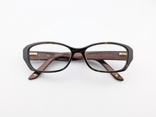 Escada Eyeglasses, Frames Only, Italy, VES 211S 0722, 52-15-140, Dark Brown Tort
