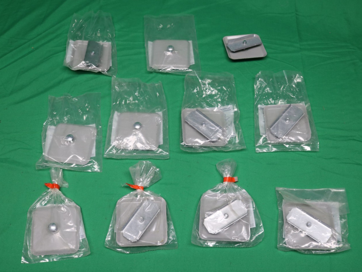 Lot of 11 New Old Stock Small Milbank Hub Closure Plates A7551