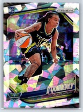 2025 Panini Prizm WNBA JJ Quinerly #95 Rookie Ice Prizms Dallas Wings