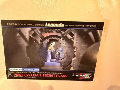 Star Wars Celebration V Niub Niub Princess Leia Secret Plans Card #2 LE
