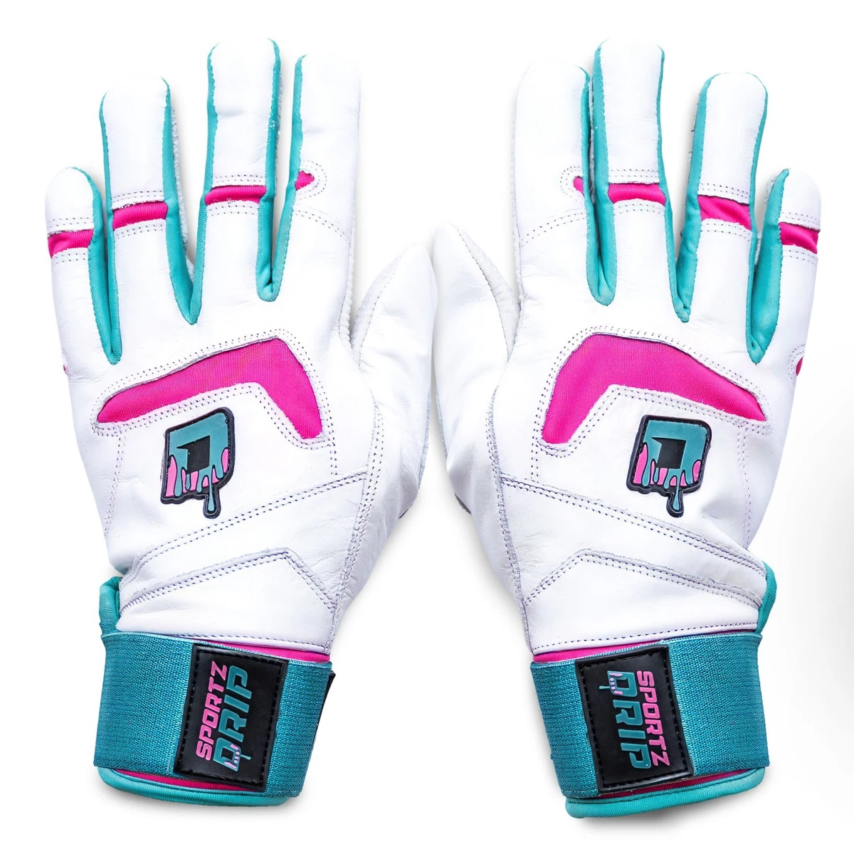 NUEVO Guantes de Bateo Sportz Drip Adulto Grande/XL Premium Pro Puño Corto - Adulto L/XL