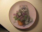 vintage 1991 Hamilton Kitten cat plate Paw's in the Action by Bob Harrison