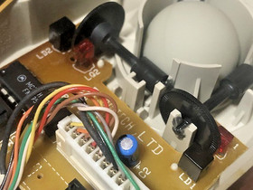 Vintage NEC PC 98 Mouse genuine Circular Connectors 98 9801 9821 Working Well