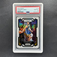 2023 PRIZM NBA STEPHEN CURRY /175 WHITE PSA 10 GEM MT 💎