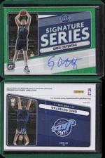 2020-21 Donruss Optic Green Signature Series Auto #GOS Greg Ostertag Utah Jazz