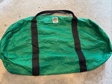 Vintage Mountain Trails Green Duffel Bag 80's 90's 28"