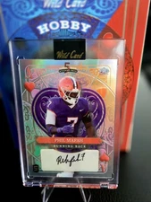 2024 Wild Card 5 Card Draw Stacked Deck 1/1 Phil Mafah Auto PRC 