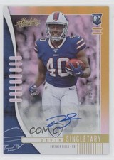 2019 Absolute Rookie Gold Spectrum Signatures 9/10 Devin Singletary Auto uk2