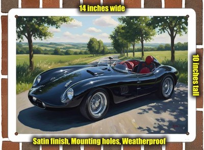 Metal Sign - 1948 Crosley Devin-Bodied Roadster Oil Painting - 14x10