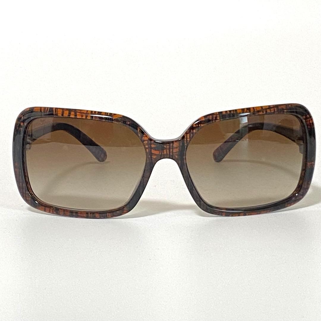 CHANEL Coco Mark Sunglasses 5175-A Brown Plastic Case Woman