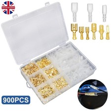 900Pcs Automotive Wire Connector Kit Male Female Spade Crimp Terminal Assortment