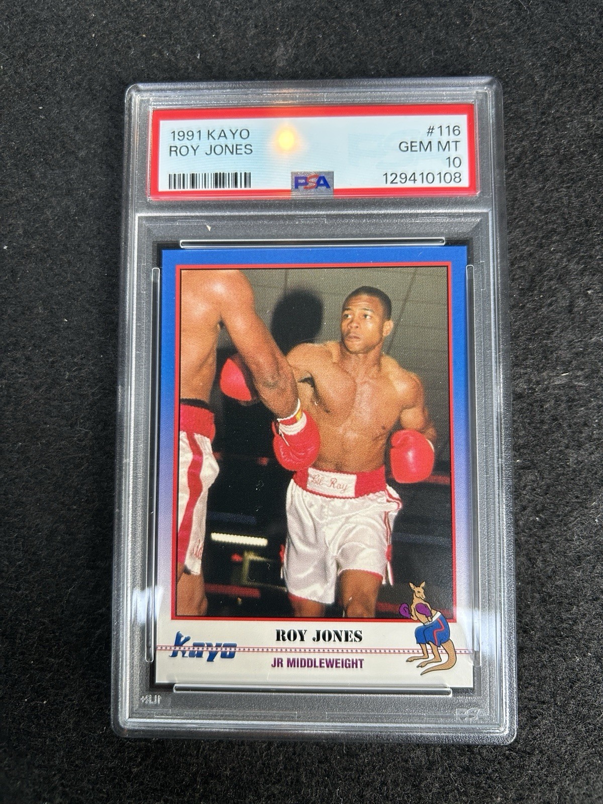 1991 Kayo Boxing #116 Roy Jones JR rookie rc PSA 10 Mint NEW SLAB