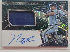 2021 PANINI SELECT NATE PEARSON AUTO PATCH CARD #14/99 + 25 MLB CARDS 