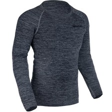 Oxford Advanced Base Layer Moisture Wicking Motorcycle Motorbike Top - Charcoal