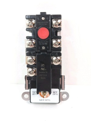 Zero KST203 Water Heater Upper Thermostat 90°F-150°F 32°C-66°C New