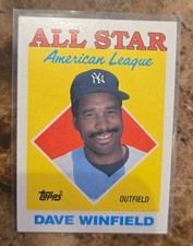  Dave Winfield - 1988 Topps Baseball - #392 - AL All-Star - New York Yankees 