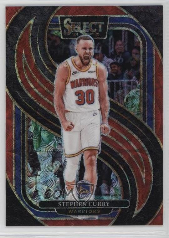 2024-25 Panini Select Premier Level Red Scope Prizm /249 Stephen Curry #143