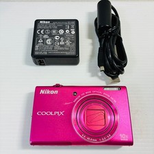 NIKON Coolpix S6200 Pink 16MP Digital Camera From JAPAN