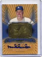 2005 Upper Deck Hall of Fame  DUKE SNIDER  Hall Worthy Autograph DODGERS #d 1/5