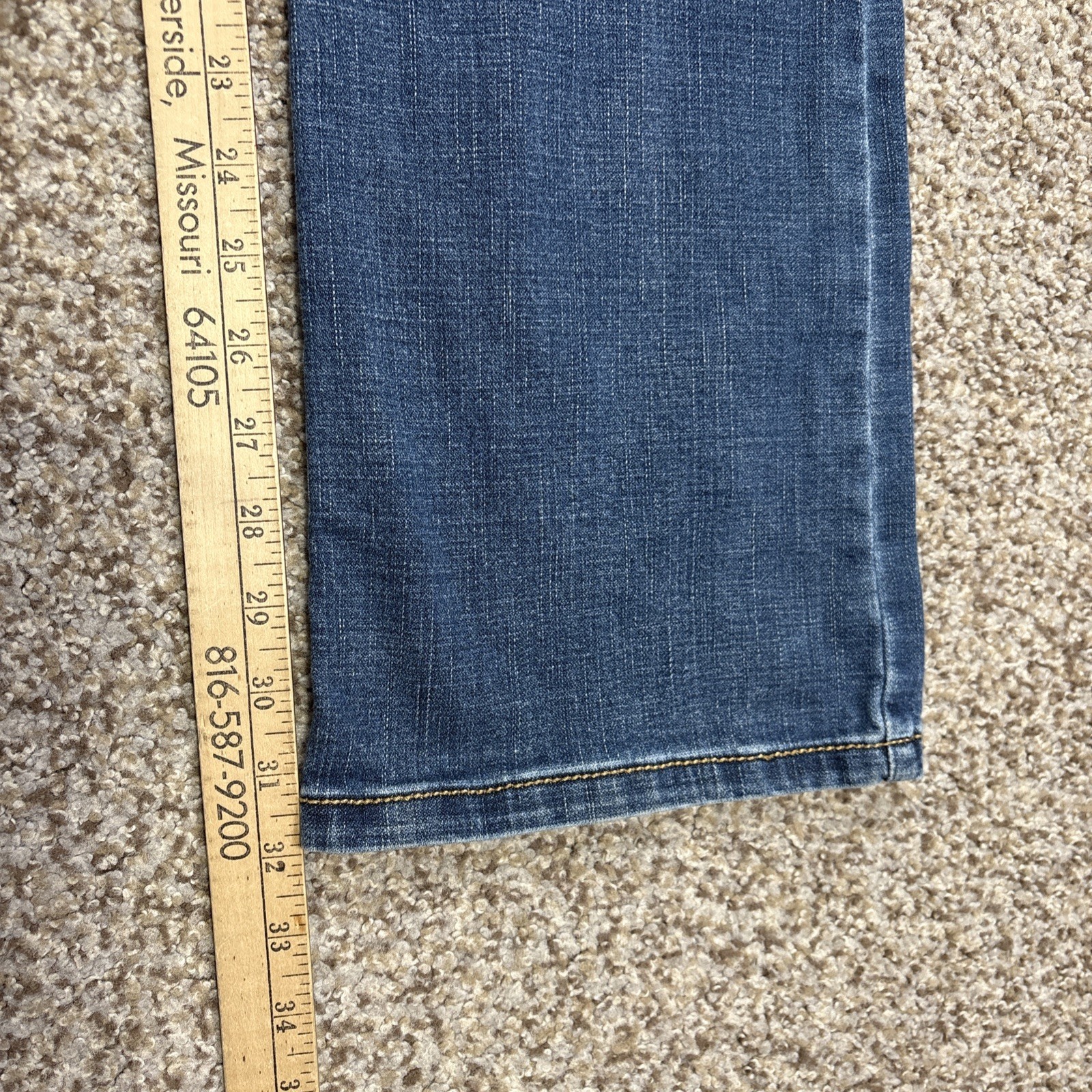 Women's Wranglers Boot Cut Size 5x34 Denim Jeans Fits 28 X 32 - View 10